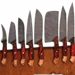 Handmade Chef Set of 8 Knives